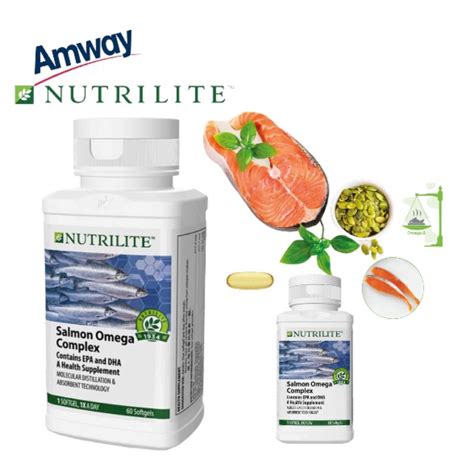 AMWAY NUTRILITE Salmon Omega Complex Shopee Malaysia