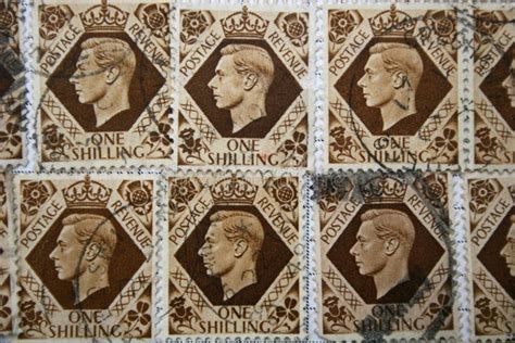 King George VI stamps editorial photo. Image of post - 11281401