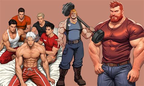 Draw Gay Bara Muscle Yaoi Nsfw Fan Art Fanart Oc Comic Gay