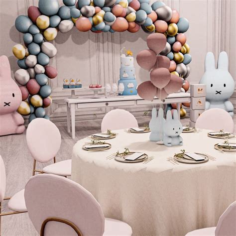 Mod Baby Shower Deco Baby Shower Baby Shower Venues Sims Mods