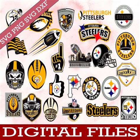 Bundle 25 Files Pittsburgh Steelers Football Team Svg Pitts Inspire Uplift