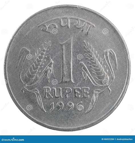 Una Moneda De La Rupia India Foto De Archivo Imagen De India Indio