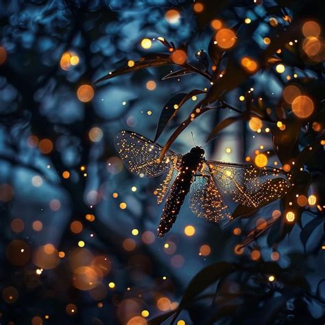 firefly glow night pictures