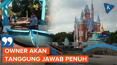 Respons Pengelola Kenjeran Park Terkait Insiden Perosotan Ambrol YouTube