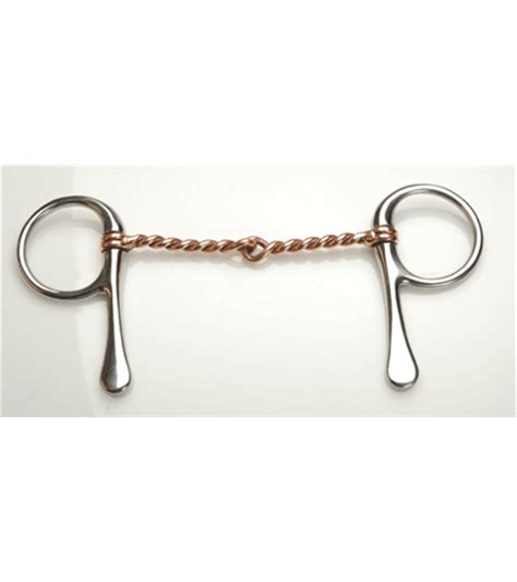 Copper Twisted Wire Snaffle Bit Jacks Inc