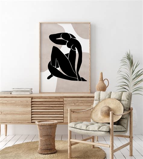 Henri Matisse Cut Out Abstract Woman Wall Decor Matisse Nude Woman