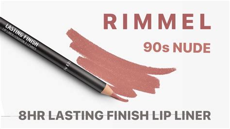 Rimmel Hr Lasting Finish Lip Liner S Nude Youtube