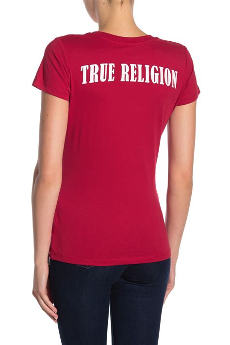 True Religion Women S Double Puff V Neck Tee T Shirt Ebay