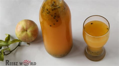 Passion Fruit Squash How To Make Passion Fruit Syrup Reebz World Youtube