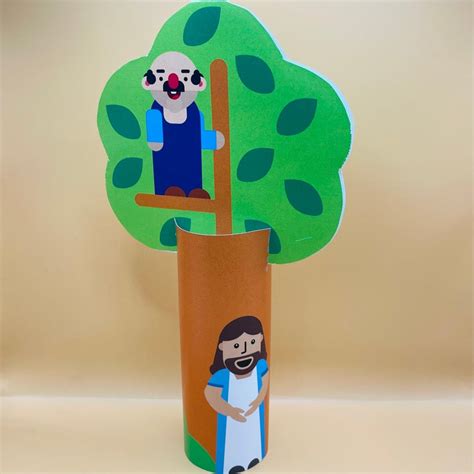 Zacchaeus Bible Craft For Sunday School Lesson For Homeschool Activity