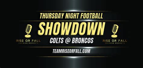 Top Nfl Dfs Picks For Broncos Vs Colts Thursday Night Football Showdown