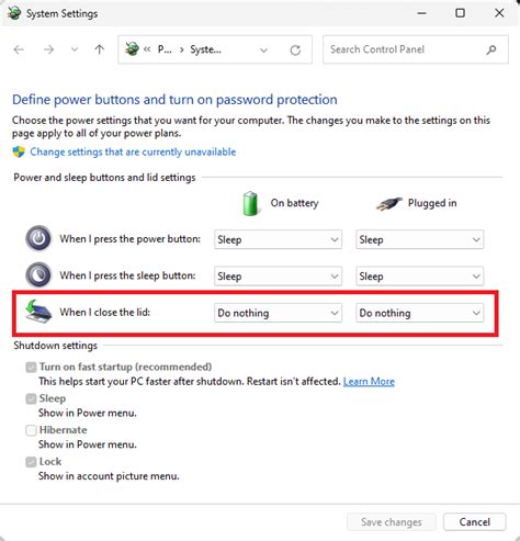 Windows 11 How To Stop Sleep When Closing The Laptop Lid It Support