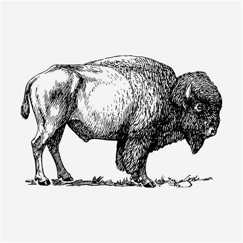 Buffalo Animal Drawing