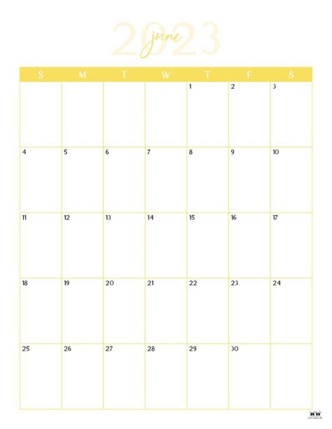 June Calendars Free Printables Printabulls Artofit