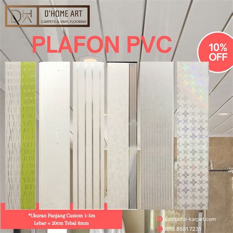 Jual Model Plafon Pvc Minimalis Banyak Pilihan Warna Dan Motif Lebar