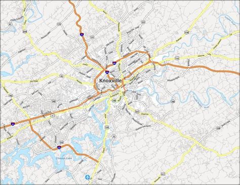 Map Of Knoxville Tennessee Gis Geography