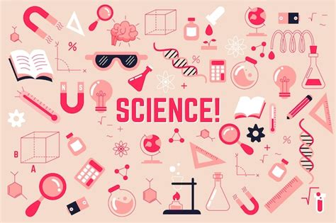 Free Vector Hand Drawn Science Background