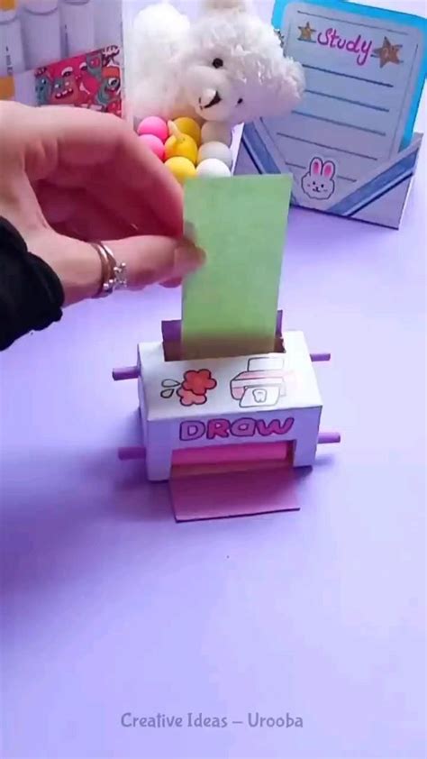 DIY Mini printer | Quick crafts, Paper crafts, Diy crafts for kids easy