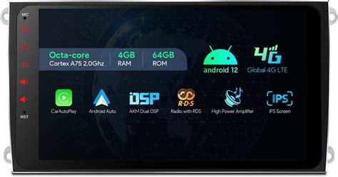 Xtrons Zoll Android Autoradio Octa Core Multimedia Player