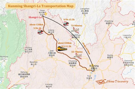 Shangri La China Map