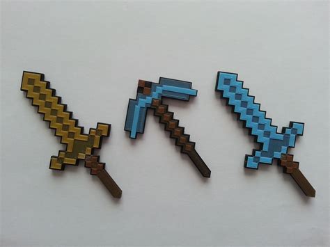 Stl File Minecraft Steve Alex Sword And Axe And Woodaxe・3d Print Model