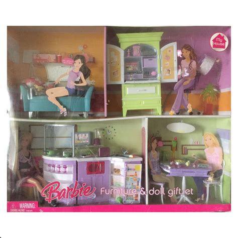 Set de regalo mobiliario y muñeca FurnitureDollGiftSet BarbiePedia