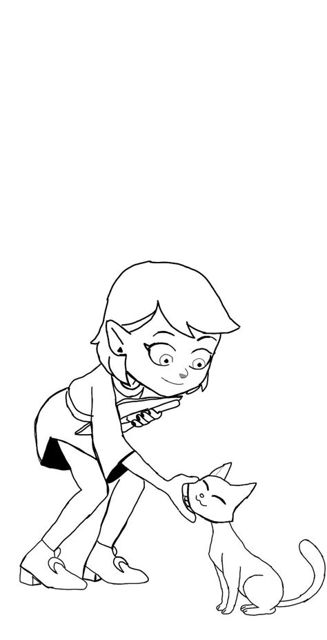 Amity Blight Owl House Disney Coloring Pages Coloring Books