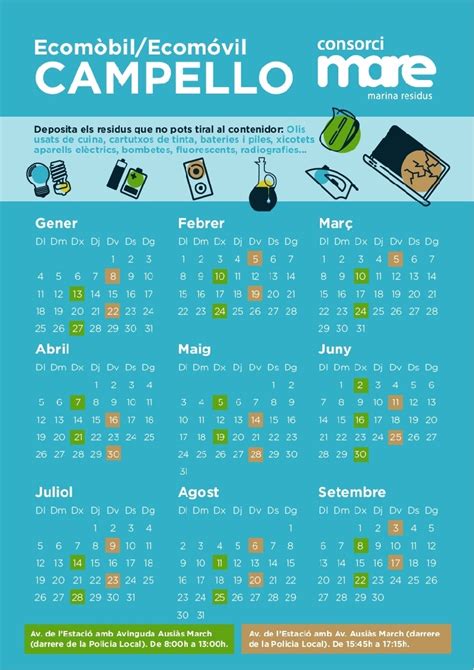 Calendario Del Ecoparque Actualizado