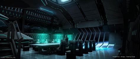 Spaceship Bridge Concept Art