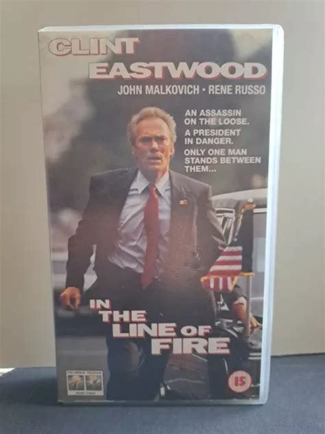 In The Line Of Fire Vhs Classic S Movies Picclick Uk