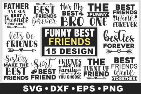 Funny Best Friend SVG Bundle Graphic By SVGstore Creative Fabrica