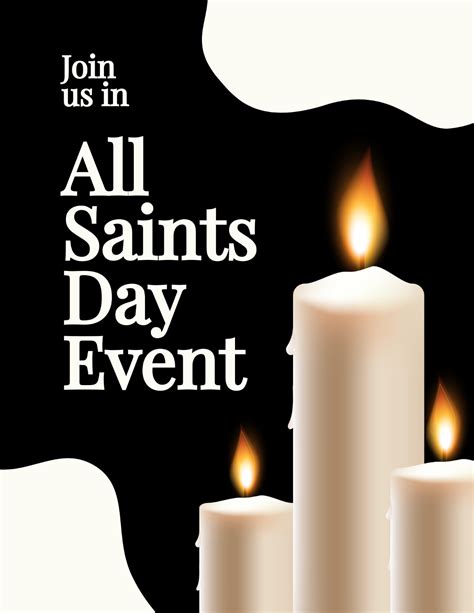 Free All Saints Day Event Flyer Template - Edit Online & Download ...