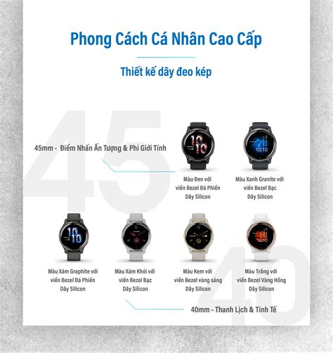 Ng H Th Ng Minh Garmin Venu Gps Wifi Blue Granite Black H Ng