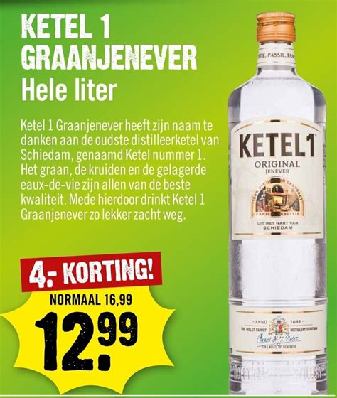 Ketel Graanjenever Hele Liter Aanbieding Bij Dirck