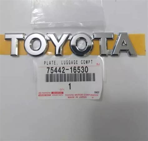 Emblema Compuerta Toyota Runner Original Mercadolibre