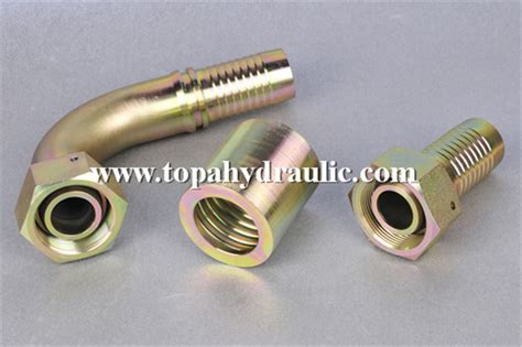 China metric brass fittings hydraulic hose fittings types Manufacture ...