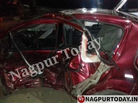 2 Dead 4 Critical As Cars Collide At Law College Square In Nagpur