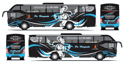 Begini Desain Livery Bus Haryanto Berbody Avante H Ex Po Arimbi Autofun