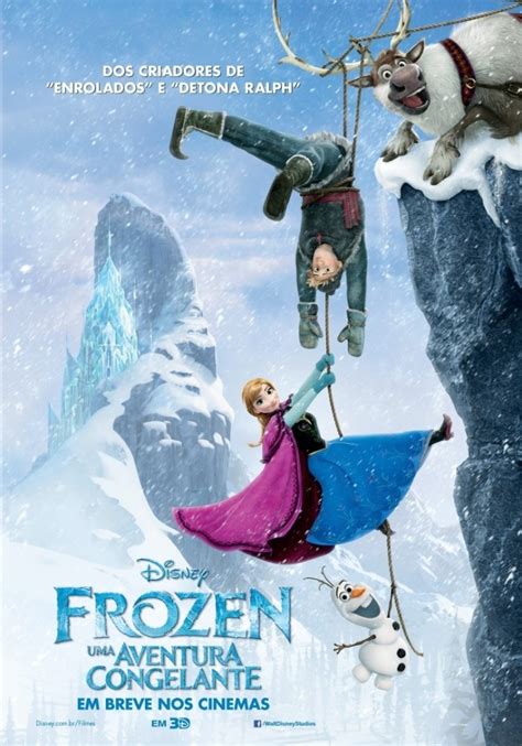 Frozen Uma Aventura Congelante Disney Divulga Novos Cartazes E