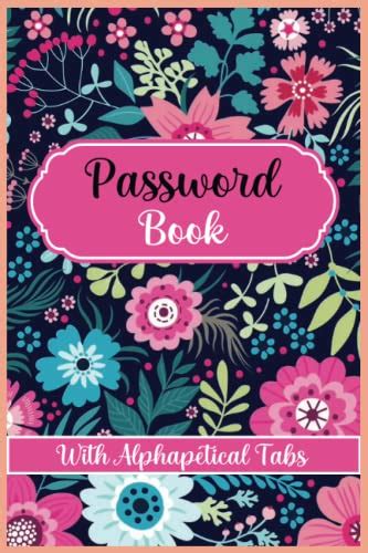 Password Book With Alphabetical Tabs Password Logbook Password