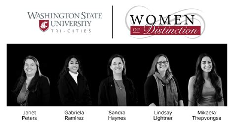 Five Leaders Honored As 2021 Wsu Tri Cities Women Of Distinction Wsu