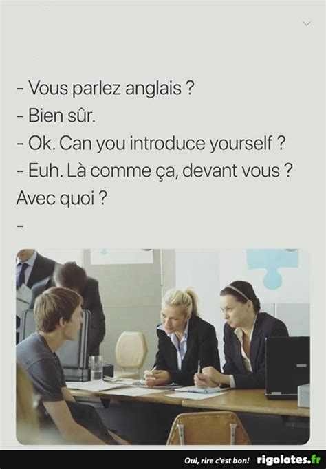 Vous Parlez Anglais Blagues Et Les Meilleures Images Drôles