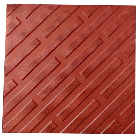 Red Car Parking Cement Floor Tile Thickness Mm Size X Inch