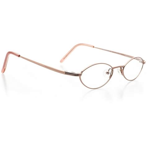 Optical Eyewear Oval Shape Metal Full Rim Frame Prescription Eyeglasses Rx Pink