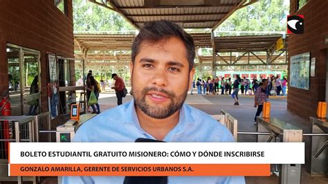 Boleto estudiantil gratuito misionero cómo y dónde inscribirse Vídeo