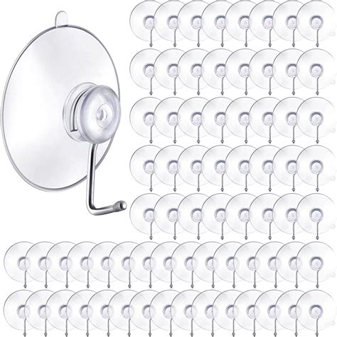 Amazon 240 Pcs Suction Cup Hooks Bulk 1 8 Inch Hanger Clear PVC