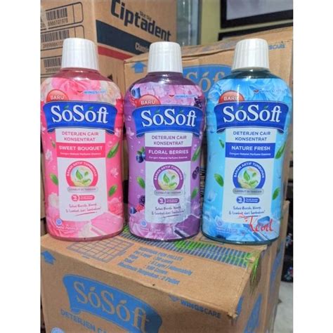 Jual Promo Sosoft Detergen Cair Ml Nature Fresh Sweet Bouquet