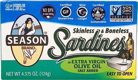 Amazon Season Sardines Skinless Boneless In Olive Oil