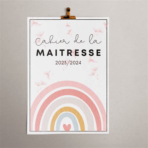 Cahier De La Maitresse 2023 2024 Stylo Plume Blog