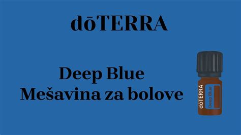 dōTERRA Deep Blue Mešavina za bolove YouTube